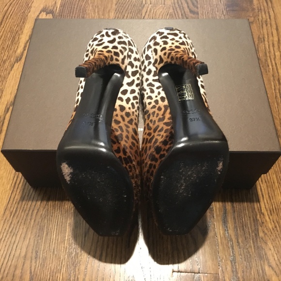 Gucci Multicolor Leopard Print Pumps - Picture 6 of 6